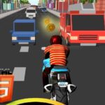 Bike Rider Highway